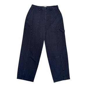 Alex Mill Navy Blue Carpenter Pants Womens Size 10 Utility Workwear 100% Cotton